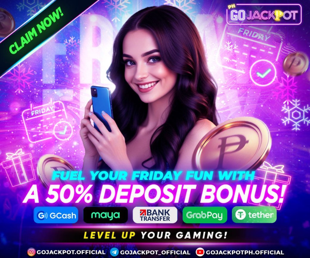 𝗙𝘂𝗲𝗹 𝗬𝗼𝘂𝗿 𝗙𝗿𝗶𝗱𝗮𝘆 𝗙𝘂𝗻 𝘄𝗶𝘁𝗵 𝗮 𝟱𝟬% 𝗗𝗲𝗽𝗼𝘀𝗶𝘁 𝗕𝗼𝗻𝘂𝘀!